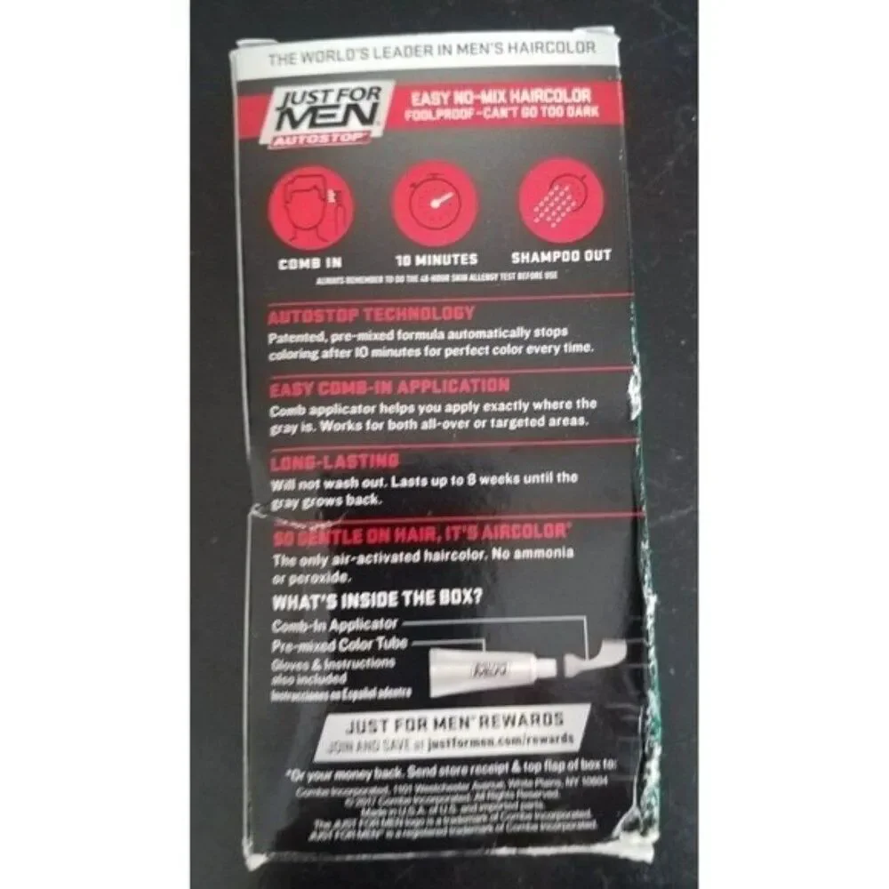 Just For Men AutoStop Haircolor Dye (A-45 Dark Brown)